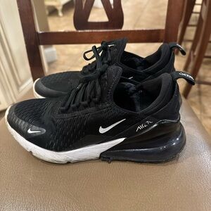 Nike Black & White Air Max 270 Athletic Sneakers